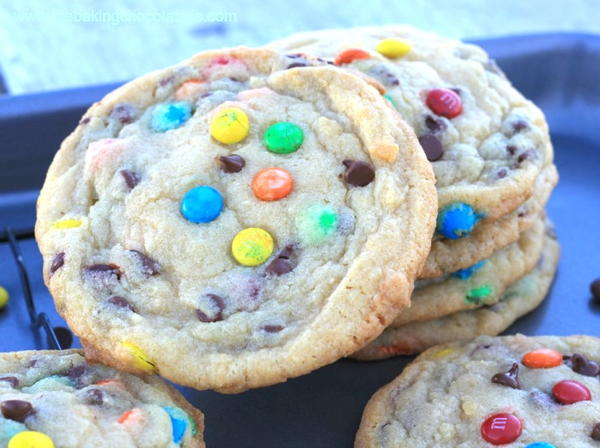 OMG! Soft-Batch Mini M&M & Chocolate Chip Cookies