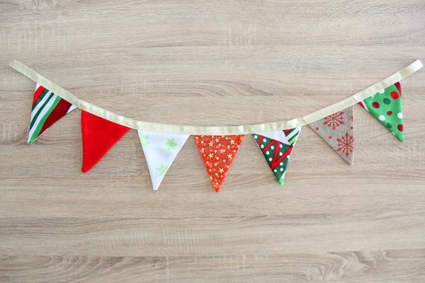 Christmas Fabric Bunting