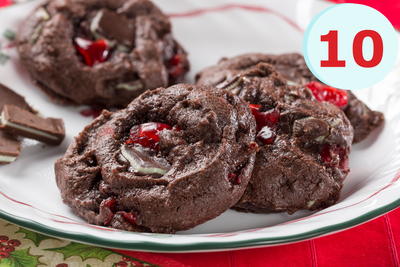 Cherry Mint Cookies