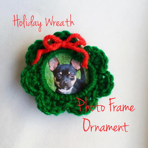 Crochet Holiday Wreath Frame