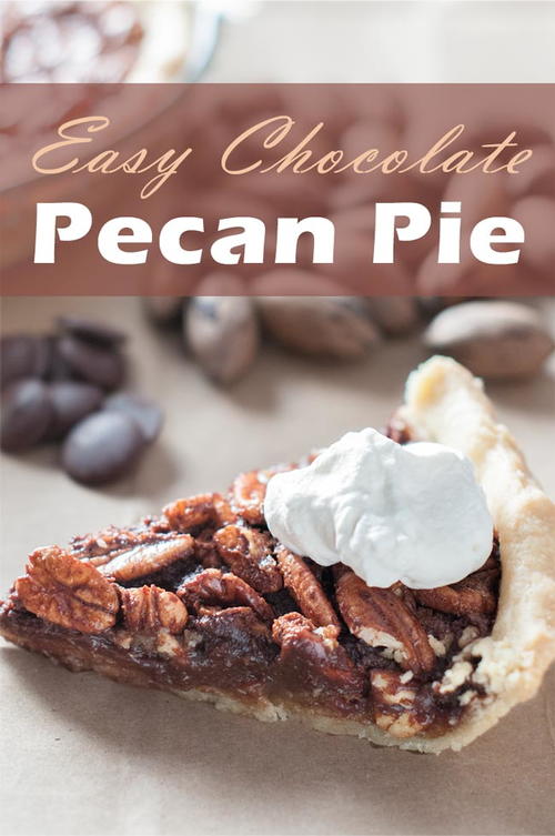 Dark Chocolate Pecan Pie