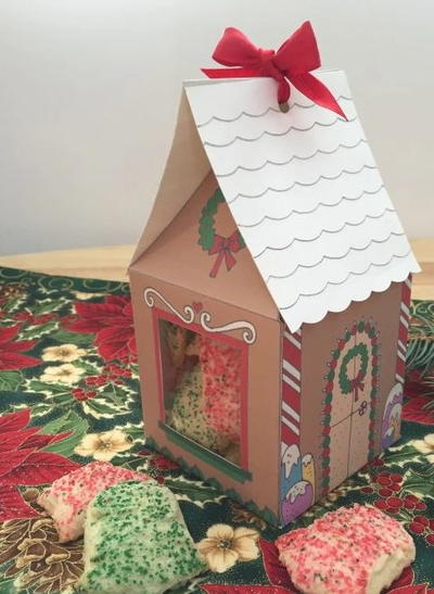 Free Printable Gingerbread House Treat Boxes