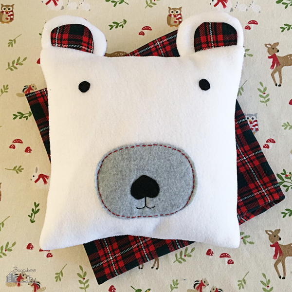 Snuggly Polar Bear DIY Pillow