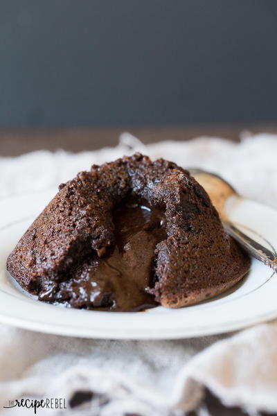 No-Fail Flourless Chocolate Lava Cakes