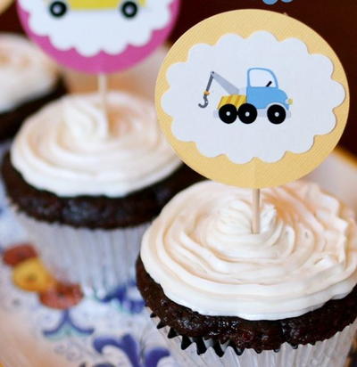 Party Time DIY Cupcake Toppers