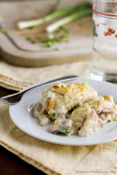 Ham and Cheese Crescent Bake