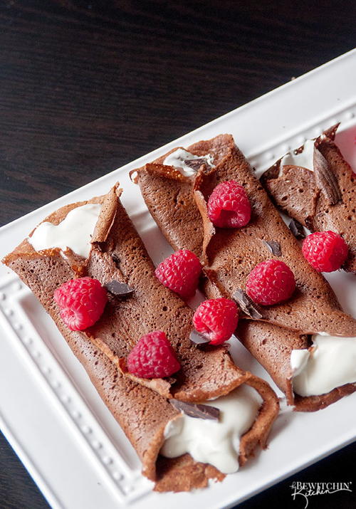 Healthy Chocolate Crepes