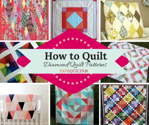 How to Quilt: 30+ Diamond Quilt Patterns | FaveQuilts.com