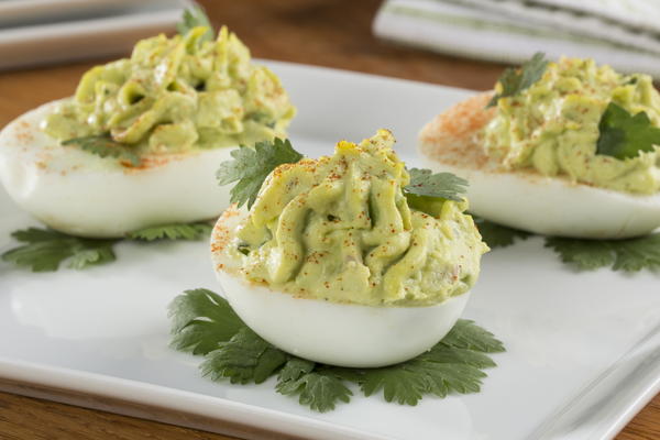 EDR Guacamole Deviled Eggs