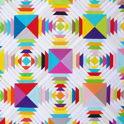 Scrappy Pineapple Quilt Block Favequilts Com