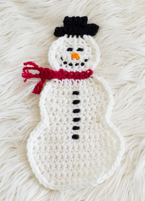 Snowman Pot Holder Pattern