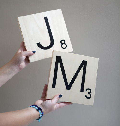 Scrabble Tile Table Numbers