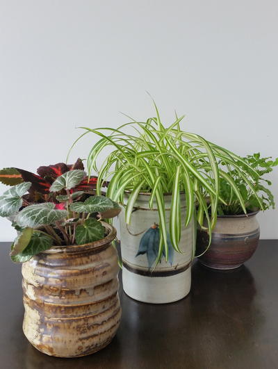 Upcycled Ceramic Plant Pots