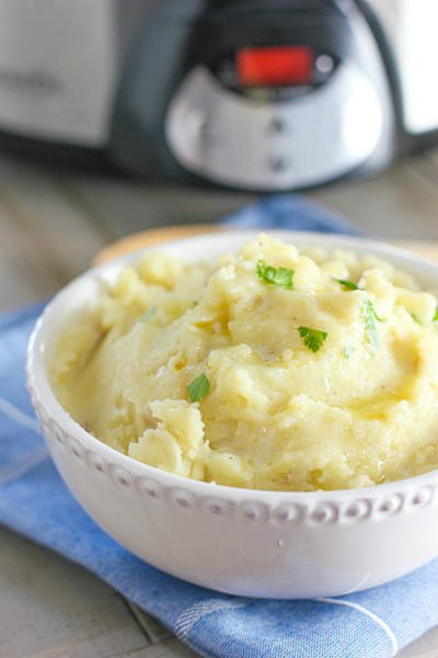 Extra Creamy Slow Cooker Mashed Potatoes