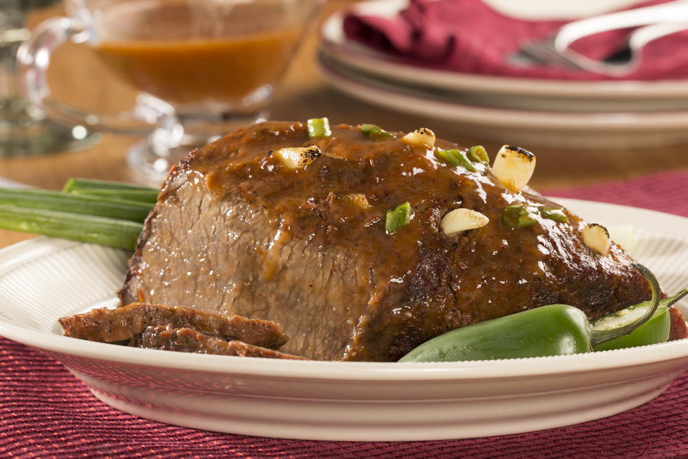 Jalapeno Studded Garlic Roast