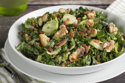 Kale and Brussels Salad