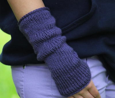 Easy to Knit Owl Fingerless Gloves – FREE Knitting Pattern