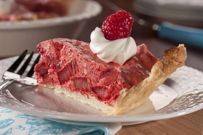 Light & Airy Raspberry-Rhubarb Pie