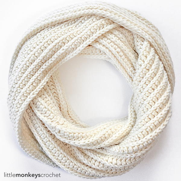 Super Plush Crochet Infinity Scarf