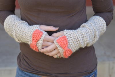 Misty Crochet Fingerless Gloves - My Crochet Space