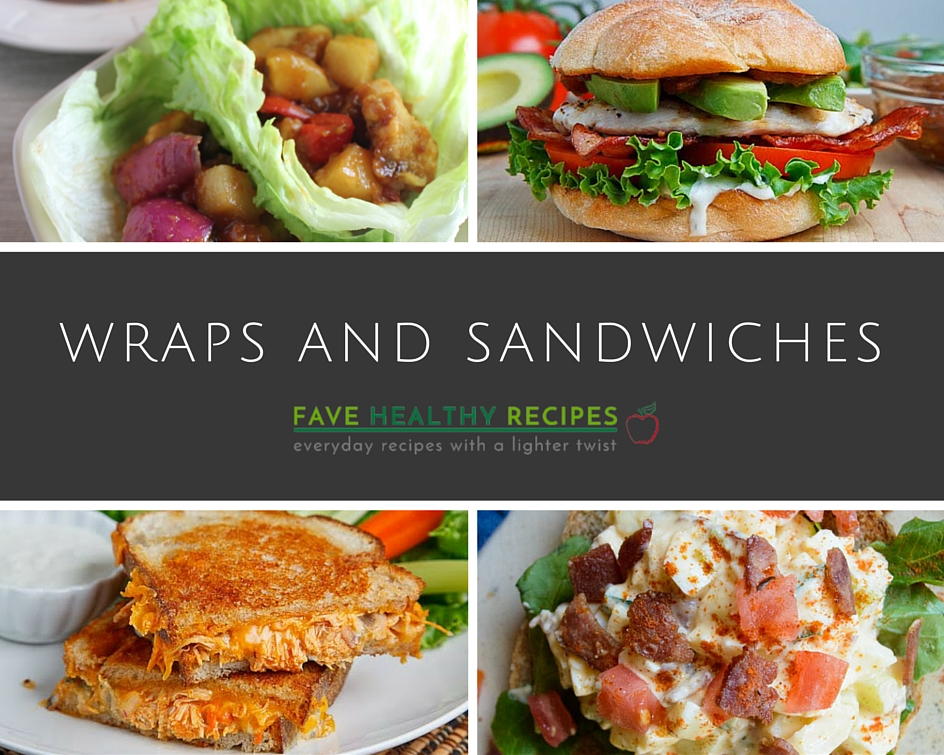 24 Easy Healthy Recipes: Simple Wrap and Sandwich Recipes ...