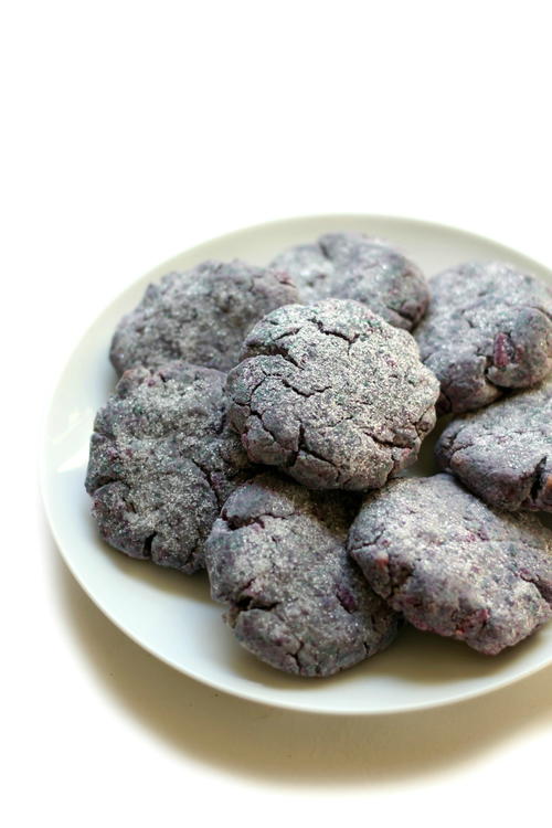 Purple Sweet Potato Sugar Cookies