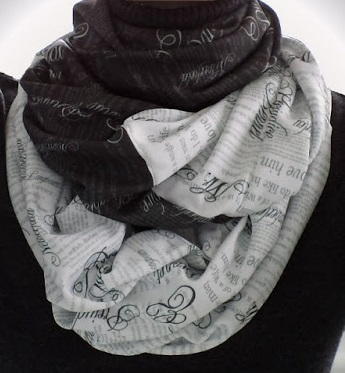 Pride and Prejudice Infinity Scarf Pattern