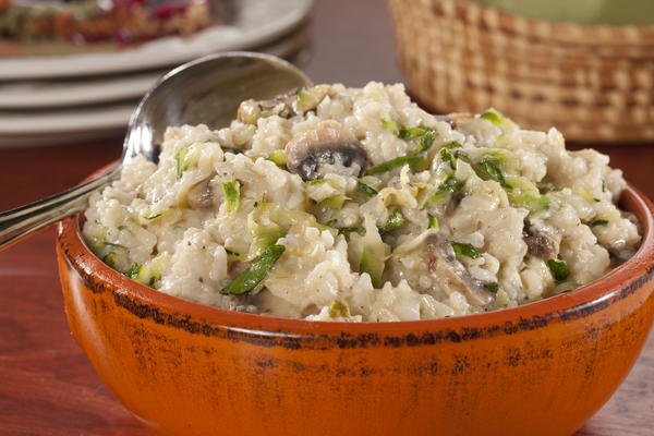 EDR Mushroom and Zucchini Risotto