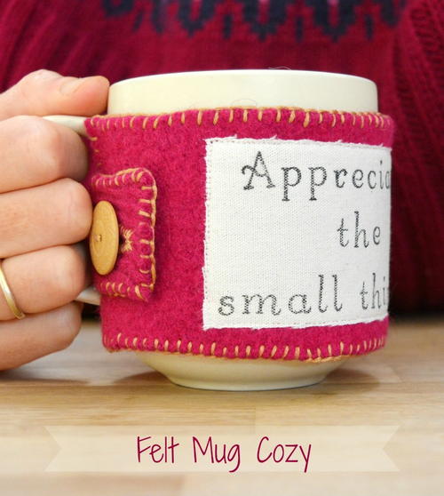 DIY Mug Cozy Sewing Pattern