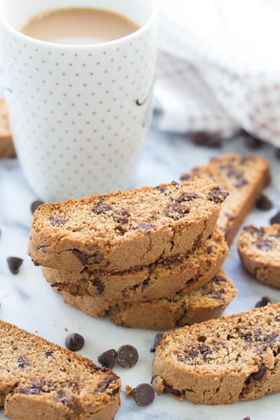 Cinnamon Dark Chocolate Chip Biscotti