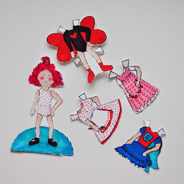 Beautiful Ballerina Printable Paper Doll | AllFreePaperCrafts.com