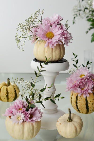 Rustic Wedding Pumpkin Vase