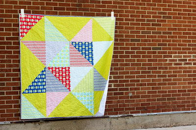 Summertime Scrappy Star Quilt Pattern