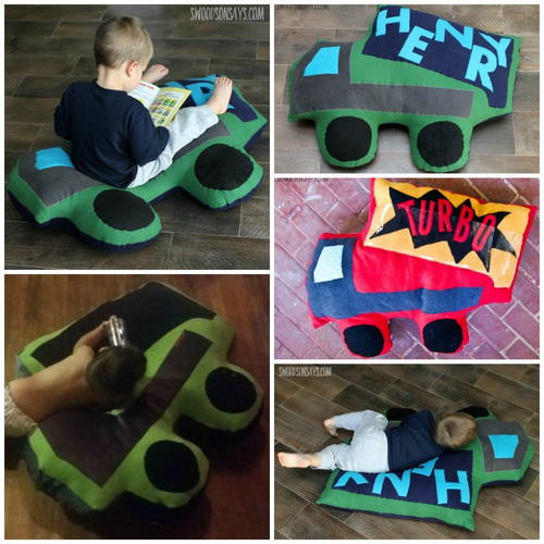 Mega Dump Truck Pillow Sewing Pattern