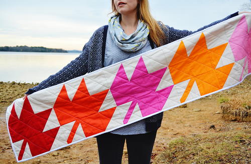 Modern Maple Leaf Table Runner