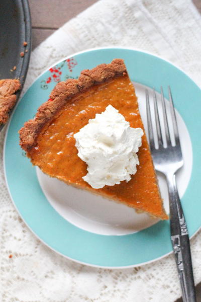 Healthier Low-Carb Pumpkin Pie