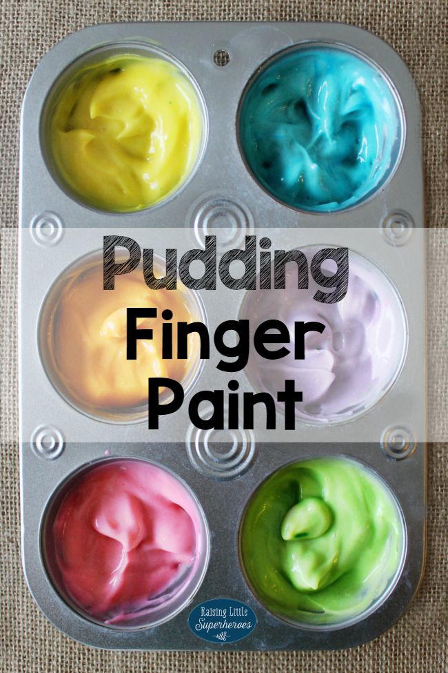 Pudding Finger Paint | AllFreeKidsCrafts.com