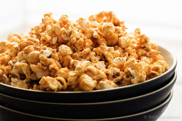 Simple Homemade Caramel Corn | FaveSouthernRecipes.com