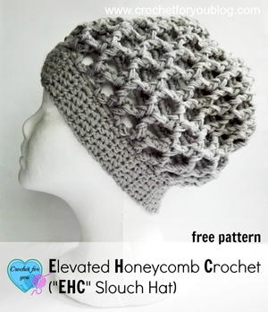 Elevated Honeycomb Crochet Hat