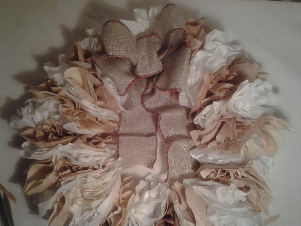 Year Round Coffee Filter Wreath