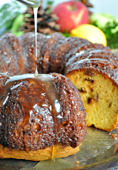 Chocolate Chunk Rum Cake