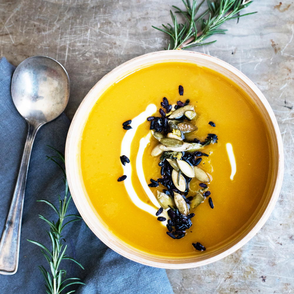 Gluten Free Butternut Squash Soup | FaveHealthyRecipes.com