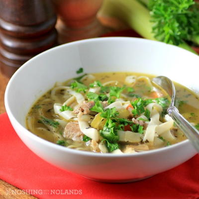 Lightened-Up Turkey Noodle Soup