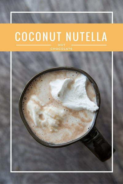 Coconut Nutella Hot Chocolate