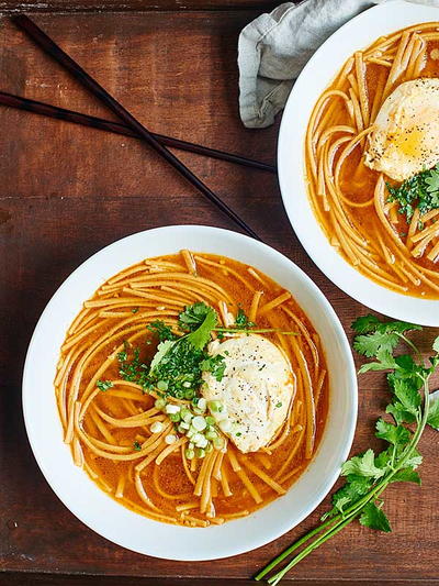 Easy One Pot Asian Noodle Soup