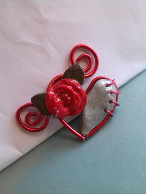 Heart to Heart Brooch