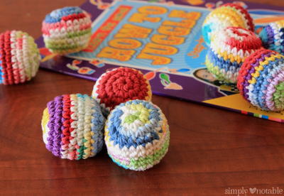 Crocheted Juggling Balls