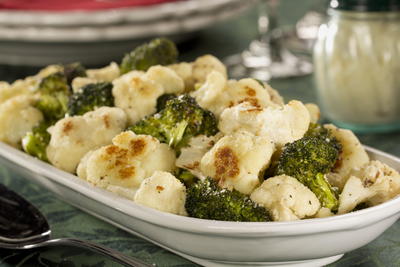 Roasted Cauliflower & Broccoli Medley