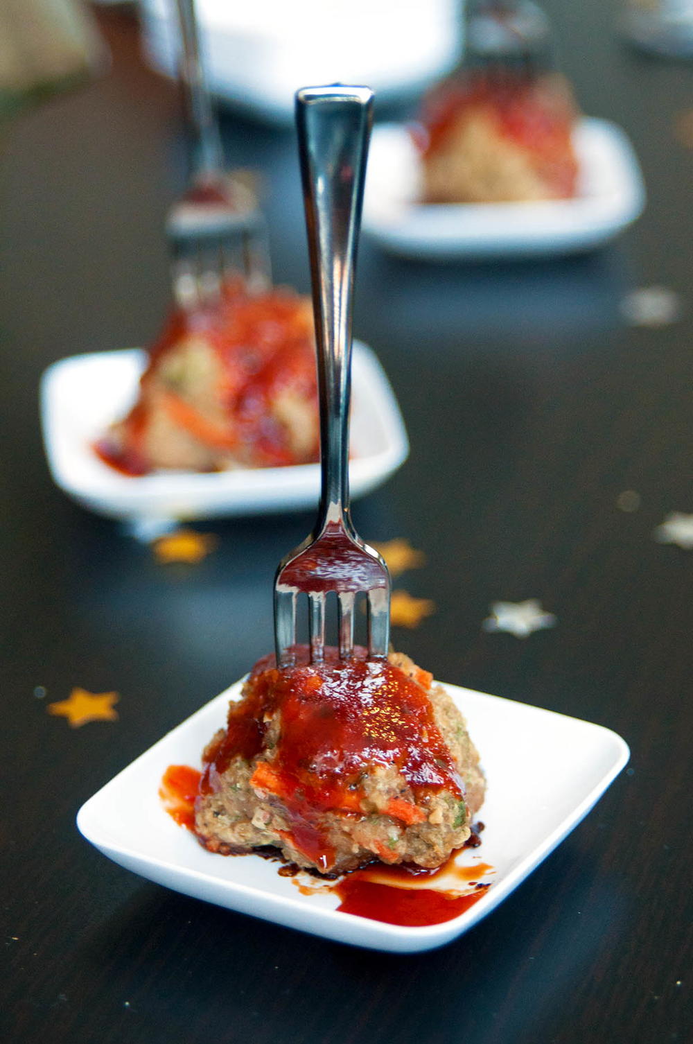 Turkey Meatballs with Sweet Sriracha Sauce