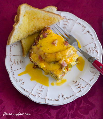 Slow Cooker English Muffin Breakfast Casserole